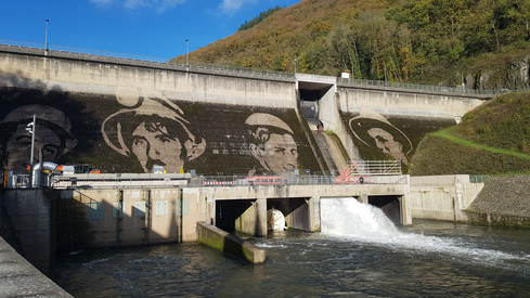 Deutsch-luxemburgische Zusammenarbeit für sichere Energie-Infrastruktur: SGD Nord beteiligt sich an Stauanlagenschau am Pumpspeicherwerk Vianden 