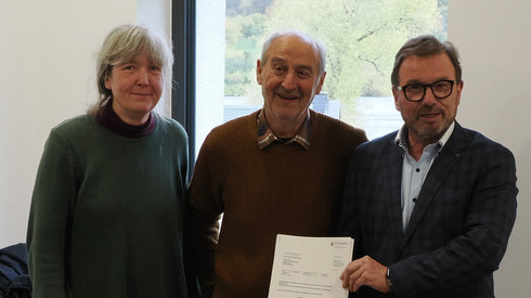 SGD Nord übergibt Bewilligungsbescheid zur Instandsetzung der Wehranlage am Sangweiher