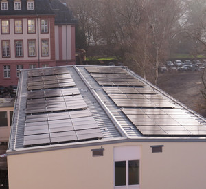 Solaranlage auf Gebäude