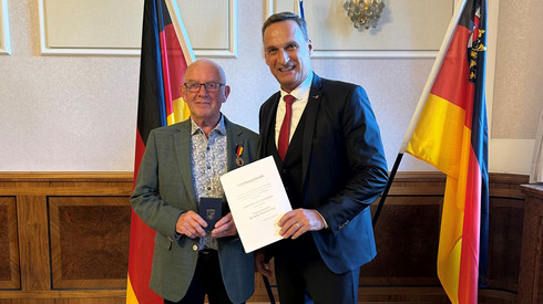 Ehrenamtliches Engagement von Karl-Heinz Hilgenberg aus Sankt Aldegund gewürdigt