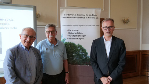 Gegen das Vergessen: Verein Mahnmal Koblenz erinnerte in der SGD Nord an den ehemaligen Regierungsvizepräsidenten Alfred Knieper