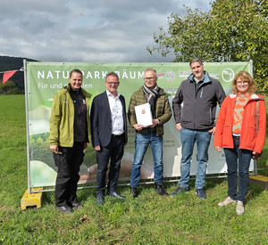 Gruppenfoto im Grünen