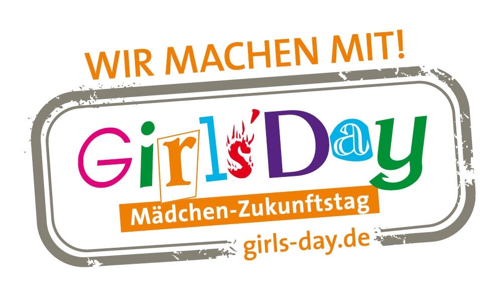  "Girls'Day – Wir machen mit!"-Banner Kurzbeschreibung "Wir machen mit"-Banner zum Einbinden auf Ihrer Website. Für alle, die Plätze am Girls'Day - Mädchen-Zukunftstag anbieten oder den Girls'Day unterstützen.